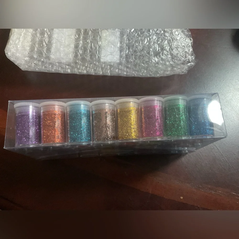 32-Color Fine Glitter Set for Slime & Candle Making - New